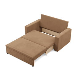 Sofa NEO Mikro , Kolor - CAPPUCCINO, Rodzaj podłokietnika - Prosty