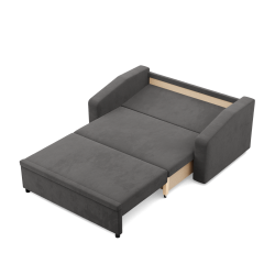 Sofa NEO Mikro, Farbe - GRAU, Art der Armlehne - Schräg