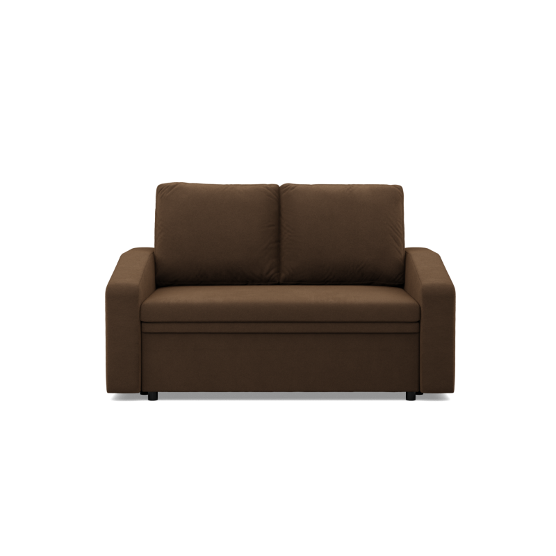 Sofa NEO Mikro, Color - BROWN, Type of armrest - Slanted