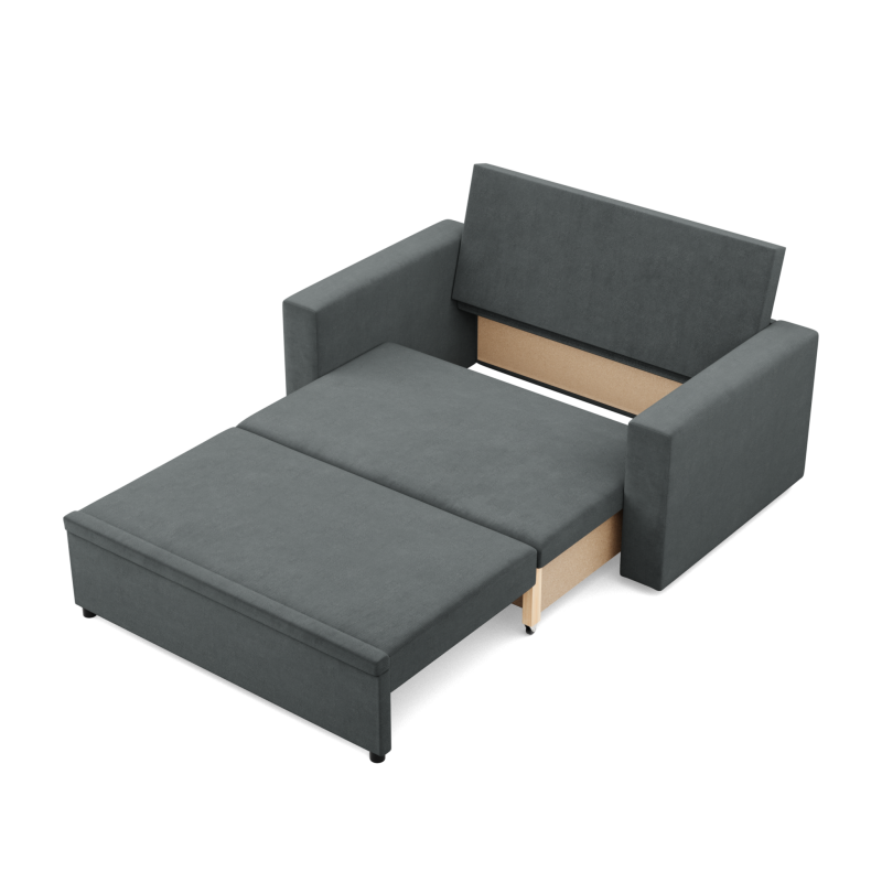 Sofa NEO Kronos, Color - DARK GRAY, Armrest type - Straight