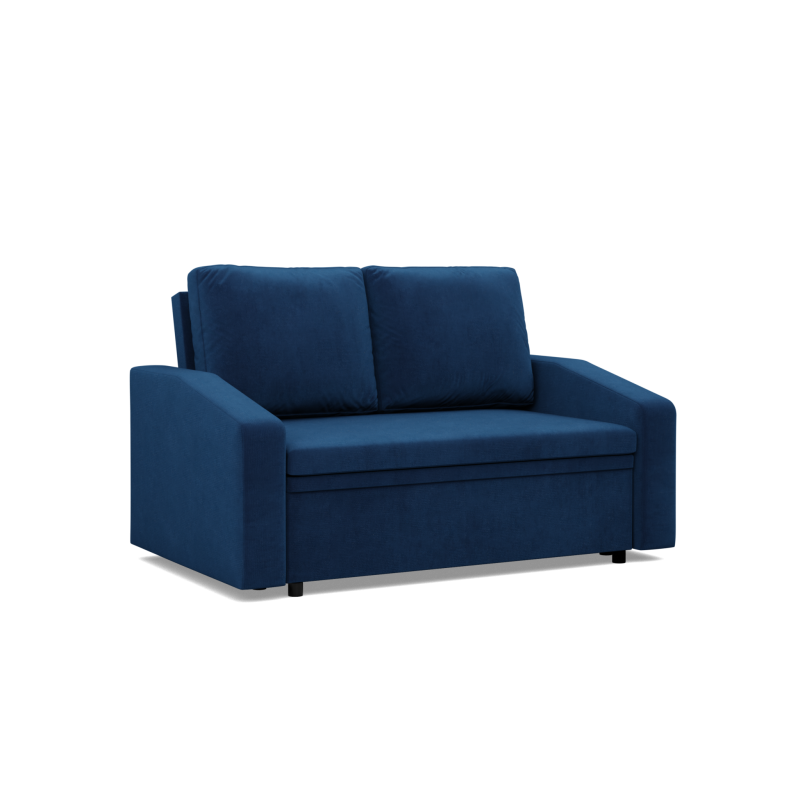 Sofa NEO Kronos, Farbe - BLAU, Art der Armlehne - Schräg