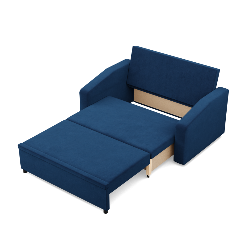 Sofa NEO Kronos, Color - NAVY BLUE, Type of armrest - Slanted