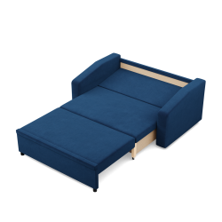 Sofa NEO Kronos, Color - NAVY BLUE, Type of armrest - Slanted