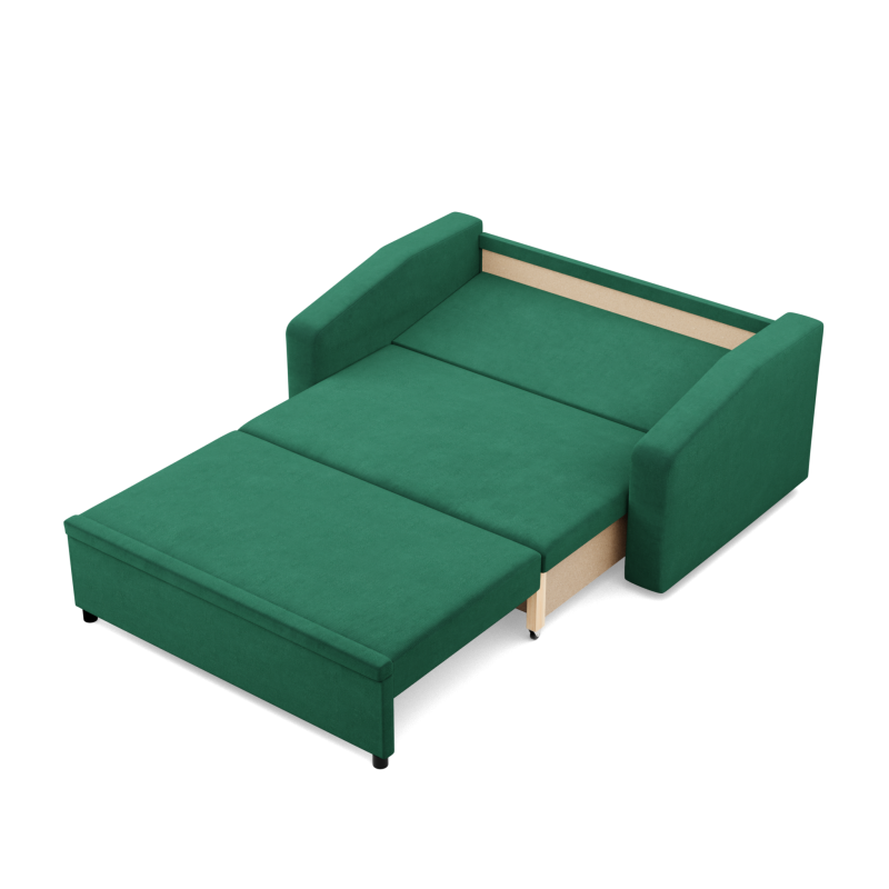 Sofa NEO Kronos, Color - BOTTLE GREEN, Type of armrest - Slanted