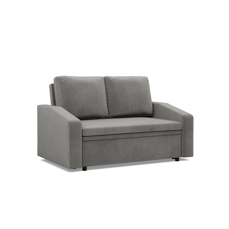 Sofa NEO Kronos , Kolor - JASNY SZARY, Rodzaj podłokietnika - Skośny