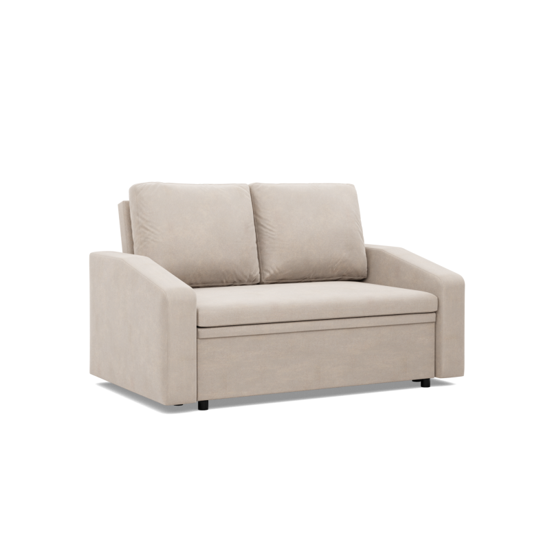 Sofa NEO Kronos , Kolor - BEŻOWY, Rodzaj podłokietnika - Skośny