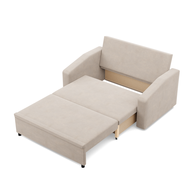 NEO Kronos Sofa, Color - BEIGE, Armrest Type - Slanted