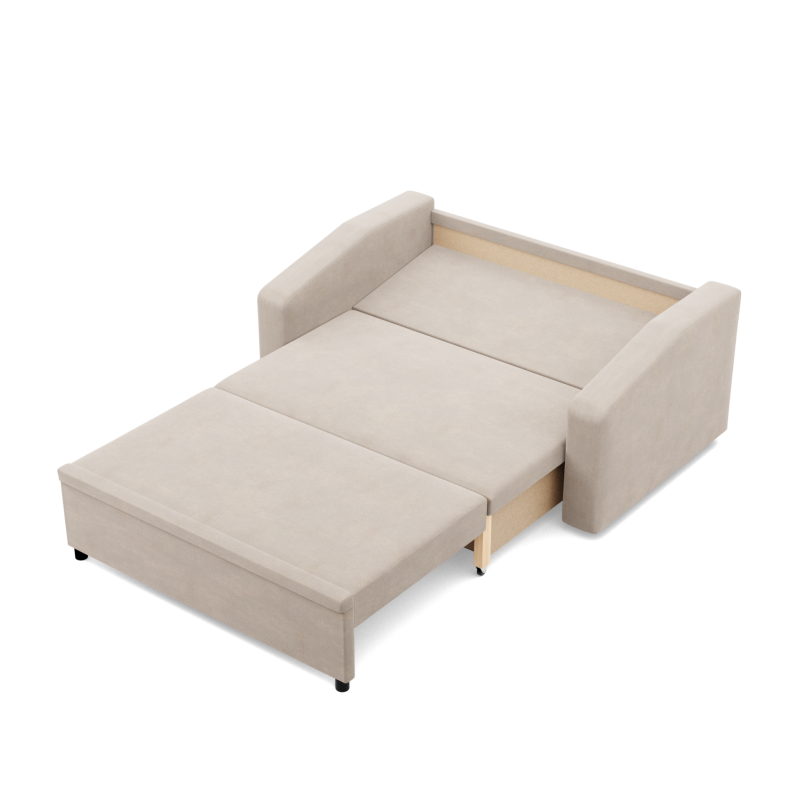 NEO Kronos Sofa, Color - BEIGE, Armrest Type - Slanted