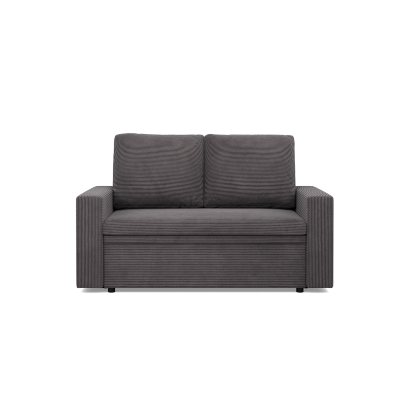 Sofa NEO Poso, Farbe - DUNKELGRAU, Art der Armlehne - Gerade