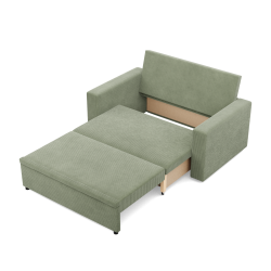 Sofa NEO Poso, Color - LIGHT GREEN, Type of armrest - Straight