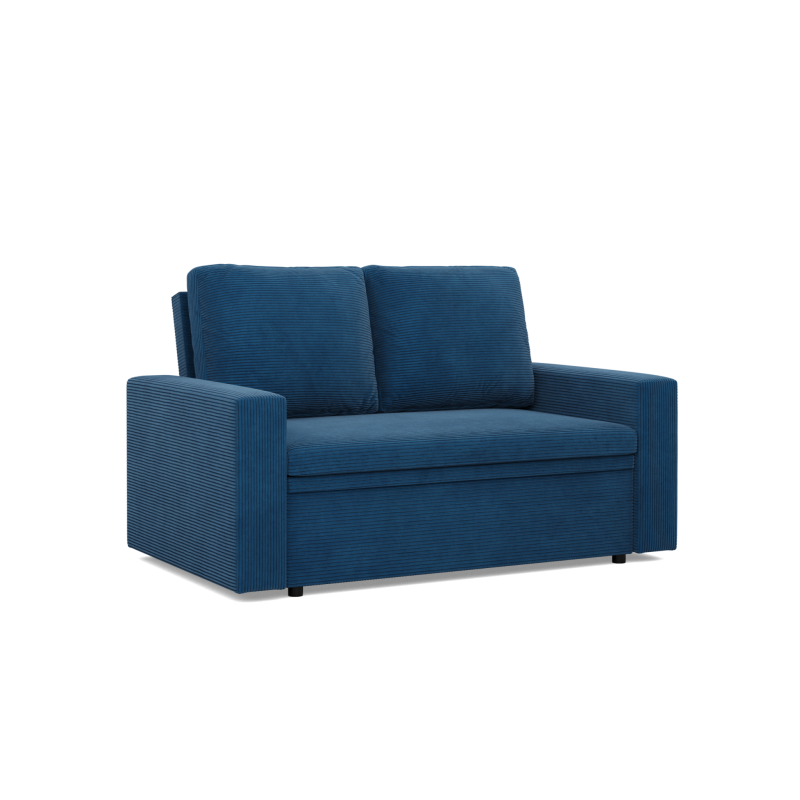 Sofa NEO Poso, Farbe - MARINEBLAU, Art der Armlehne - Einfach