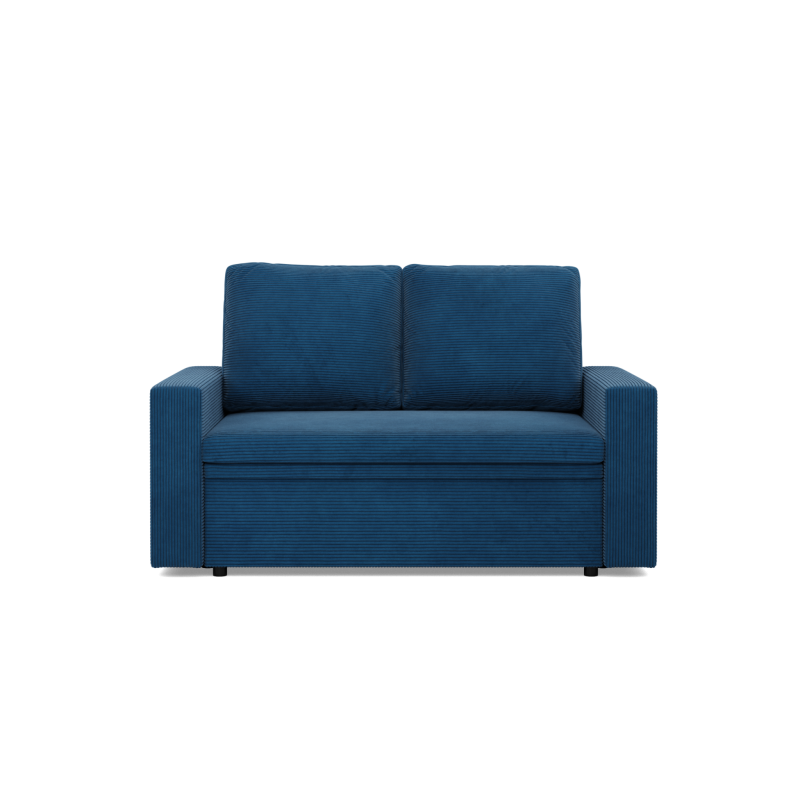 Sofa NEO Poso, Farbe - MARINEBLAU, Art der Armlehne - Einfach