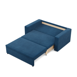 Sofa NEO Poso, Color - NAVY BLUE, Type of armrest - Straight