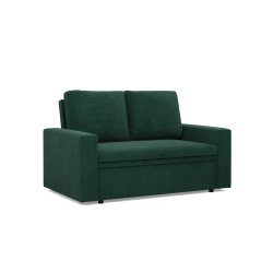 Sofa NEO Poso, Farbe - FLASCHENGRÜN, Art der Armlehne - Einfach