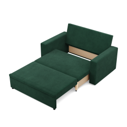 NEO Poso Sofa, Color - BOTTLE GREEN, Type of Armrest - Straight