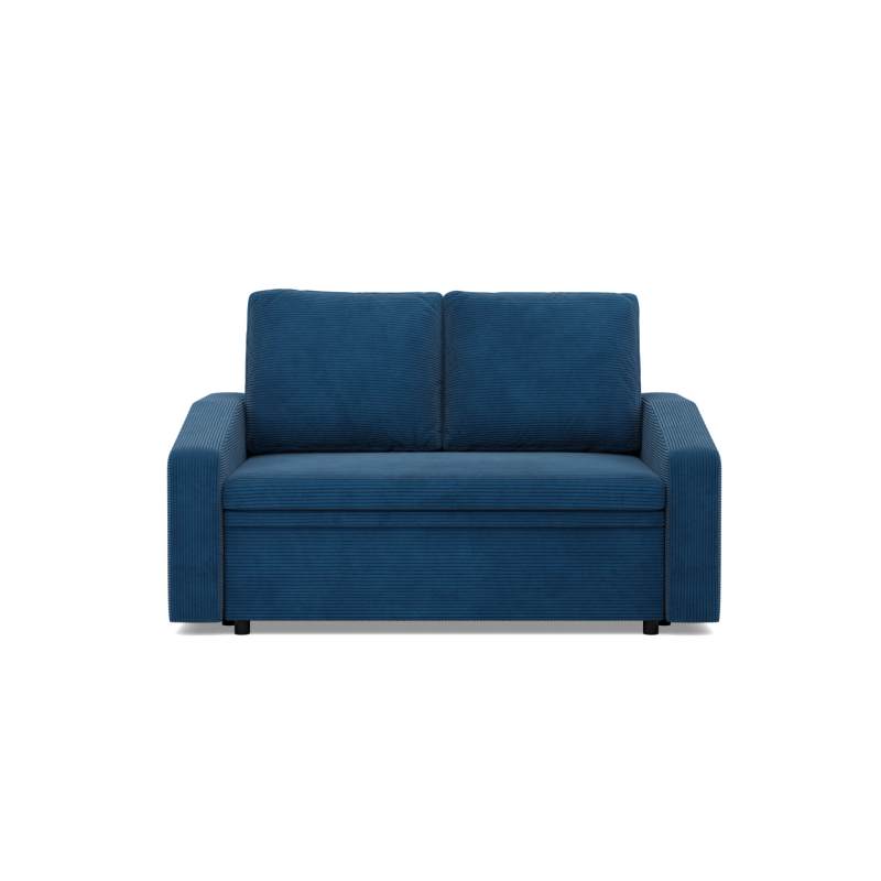 Sofa NEO Poso, Color - NAVY BLUE, Type of armrest - Slanted