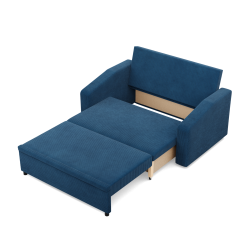 Sofá NEO Poso, Color - AZUL MARINO, Tipo de reposabrazos - Inclinado