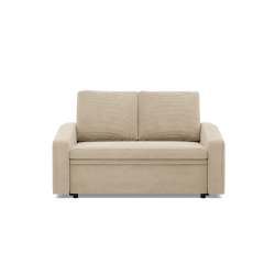 Sofa NEO Poso , Kolor - BEŻOWY, Rodzaj podłokietnika - Skośny