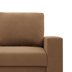 NEO Mikro Ecksofa, Füllung - Schaumstoff, Farbe - CAPPUCCINO, Armlehnentyp - Einfach