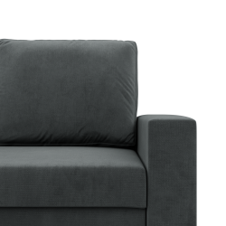 Ecksofa NEO Kronos, Füllung - Federkern, Farbe - DUNKELGRAU, Art der Armlehne - Gerade