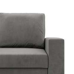 Ecksofa NEO Kronos, Polsterung - Federkern, Farbe - HELLGRAU, Art der Armlehne - Gerade