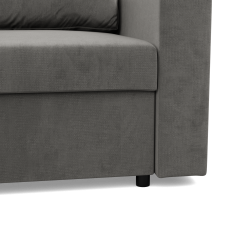 Ecksofa NEO Kronos, Polsterung - Federkern, Farbe - HELLGRAU, Art der Armlehne - Gerade