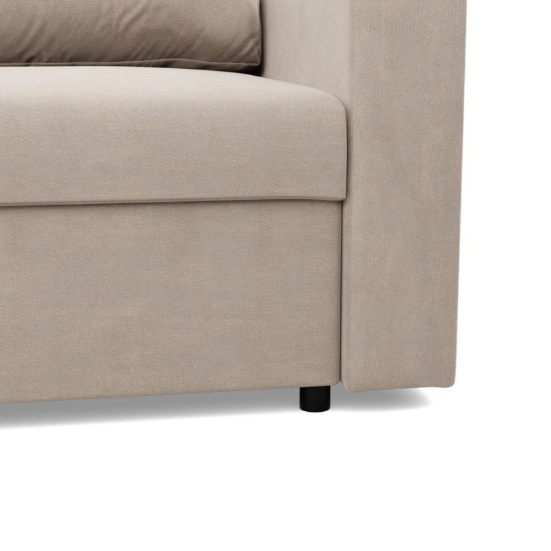 Ecksofa NEO Kronos, Füllung - Federkern, Farbe - BEIGE, Armlehnenart - Gerade