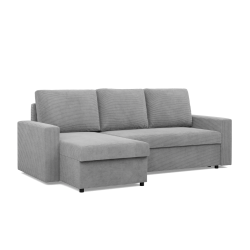NEO Poso Corner Sofa, Filling - Spring, Color - GRAY, Armrest Type - Straight