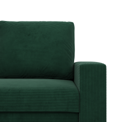 Ecksofa NEO Poso, Füllung - Federkern, Farbe - FLASCHENGRÜN, Art der Armlehne - Einfach