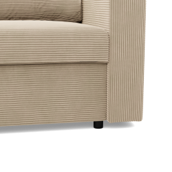 Ecksofa NEO Poso, Füllung - Federkern, Farbe - BEIGE, Art der Armlehne - Einfach