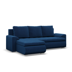 FORESTA LL Kronos Corner Sofa, Side - LEFT, Color - NAVY BLUE