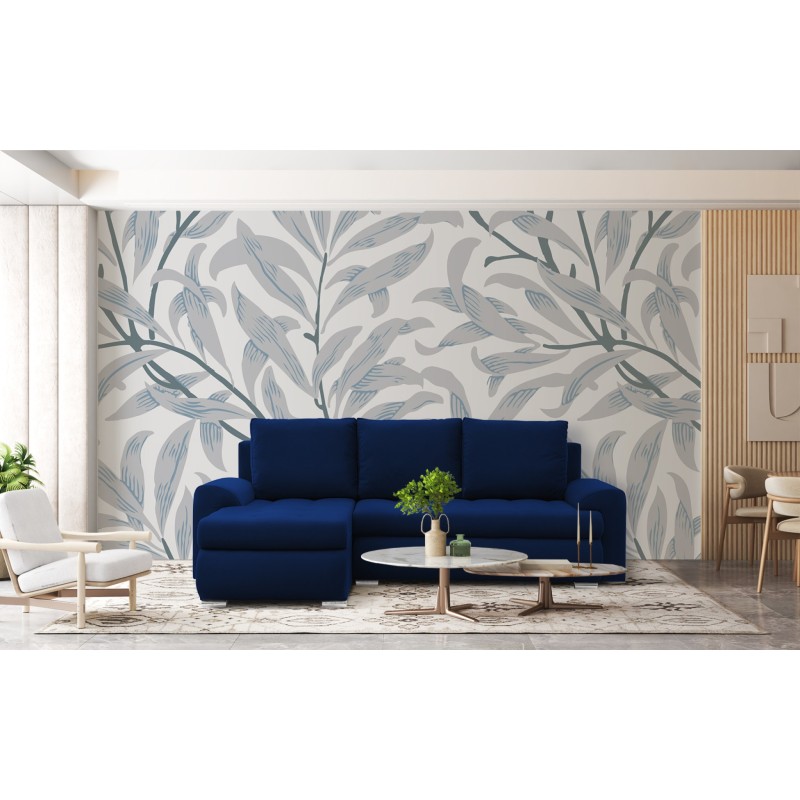 Ecksofa FORESTA LL Kronos, Seite - LINKS, Farbe - BLAU