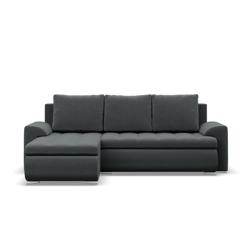 FORESTA LL Kronos Ecksofa, Seite - LINKS, Farbe - DUNKELGRAU