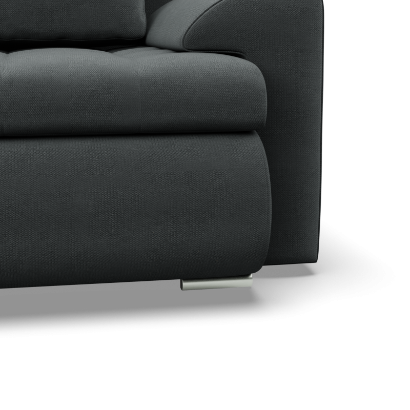 FORESTA LL Kronos Corner Sofa, Side - LEFT, Color - DARK GRAY