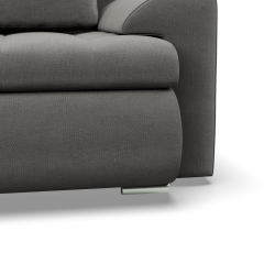 Ecksofa FORESTA LL Kronos, Seite - LINKS, Farbe - HELLGRAU