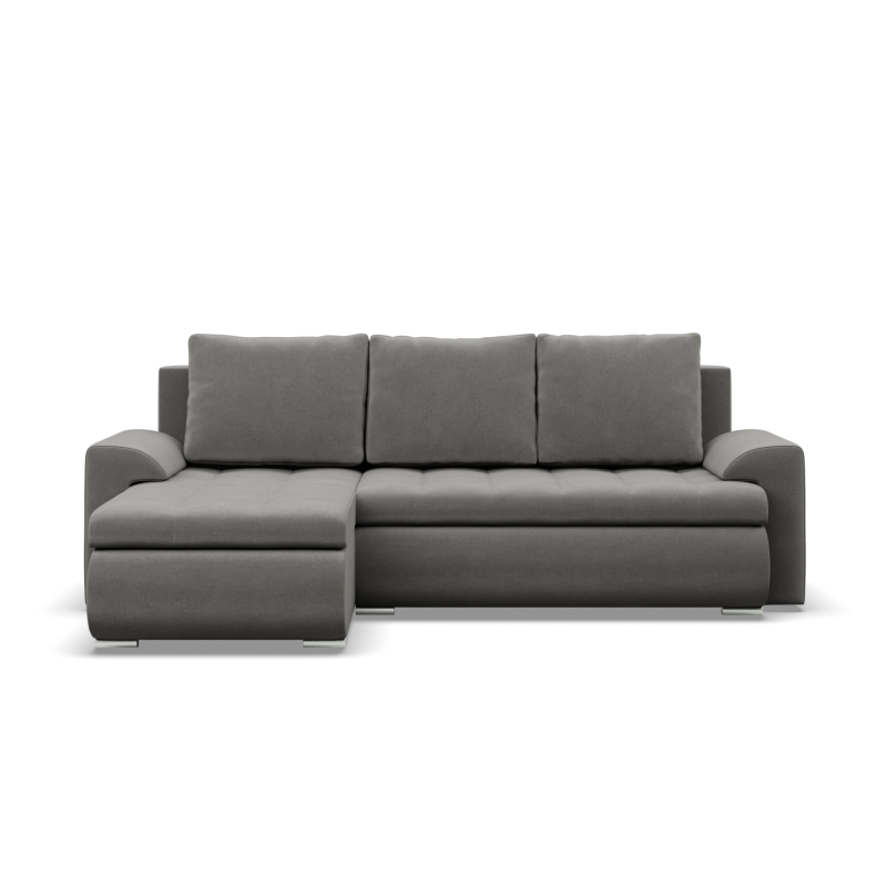 Ecksofa FORESTA LL Kronos, Seite - LINKS, Farbe - HELLGRAU