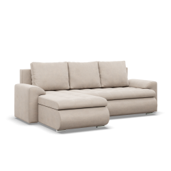 Ecksofa FORESTA LL Kronos, Seite - LINKS, Farbe - BEIGE