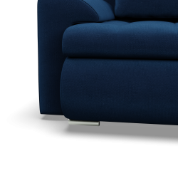 FORESTA LL Kronos Corner Sofa, Side - RIGHT, Color - NAVY BLUE