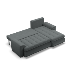 FORESTA LL Kronos Corner Sofa, Side - RIGHT, Color - DARK GRAY