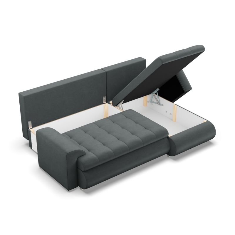 FORESTA LL Kronos Corner Sofa, Side - RIGHT, Color - DARK GRAY