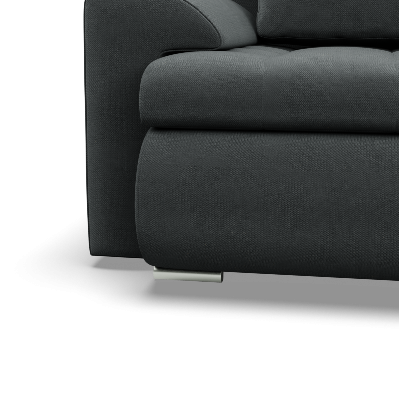 FORESTA LL Kronos Corner Sofa, Side - RIGHT, Color - DARK GRAY