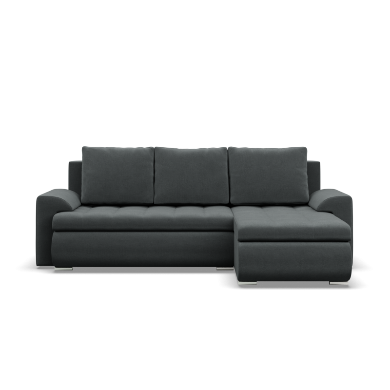 FORESTA LL Kronos Corner Sofa, Side - RIGHT, Color - DARK GRAY
