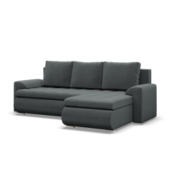FORESTA LL Kronos Corner Sofa, Side - RIGHT, Color - DARK GRAY