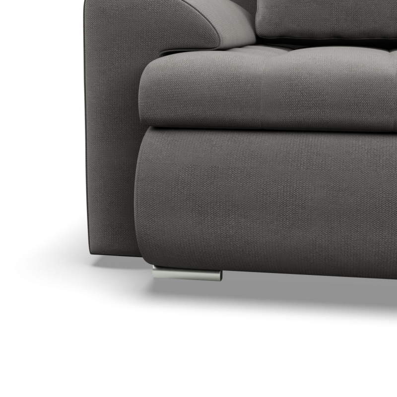 FORESTA LL Kronos Corner Sofa, Side - RIGHT, Color - LIGHT GRAY