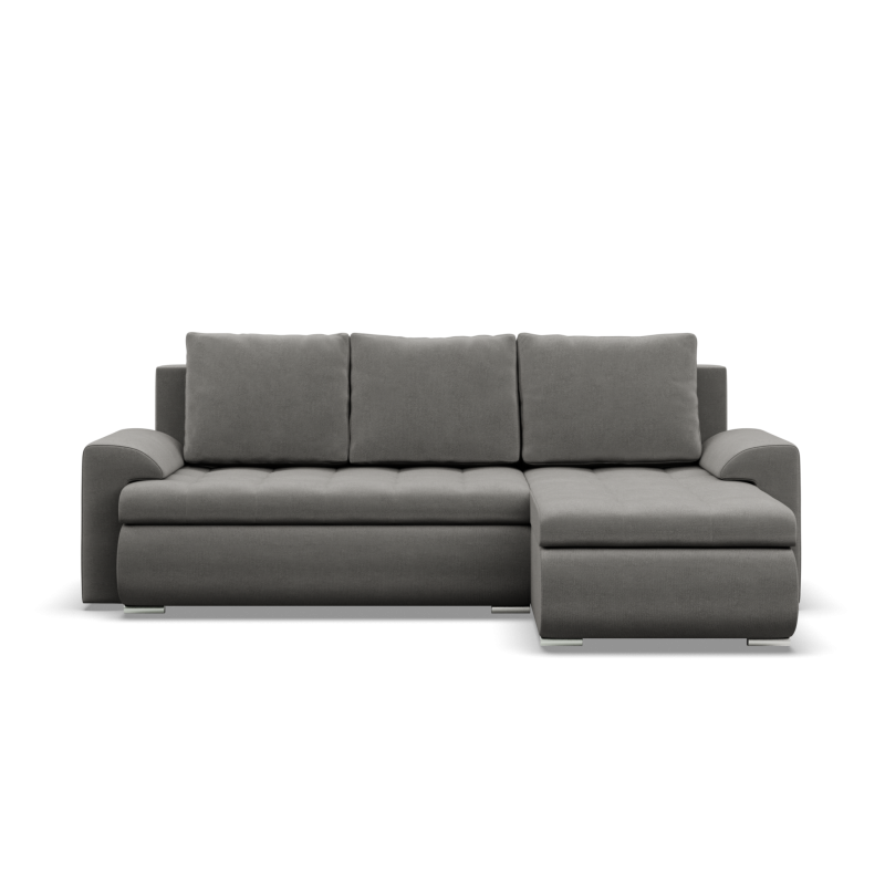 FORESTA LL Kronos Corner Sofa, Side - RIGHT, Color - LIGHT GRAY
