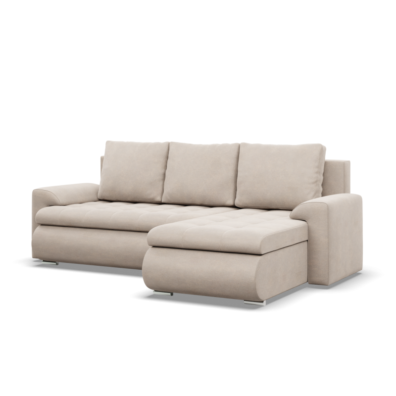 FORESTA LL Kronos Corner Sofa, Side - RIGHT, Color - BEIGE