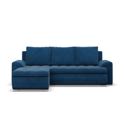 Ecksofa FORESTA LL Poso, Seite - LINKS, Farbe - BLAU