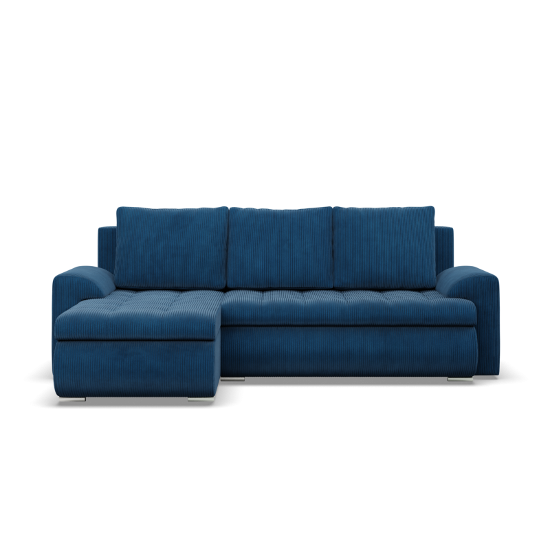 Ecksofa FORESTA LL Poso, Seite - LINKS, Farbe - BLAU