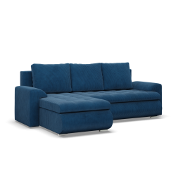 FORESTA LL Poso Corner Sofa, Side - LEFT, Color - NAVY BLUE