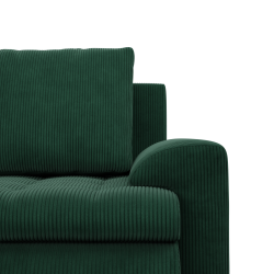 Ecksofa FORESTA LL Poso, Seite - LINKS, Farbe - FLASCHENGRÜN